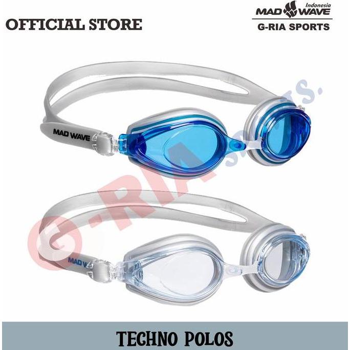 MADWAVE TECHNO POLOS ( Kacamata Renang )