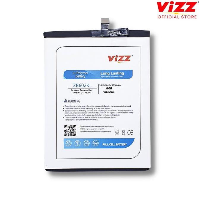 Vizz Baterai Double Power Asus Zenfone Max Pro C11P1706 M1 ZB602KL
