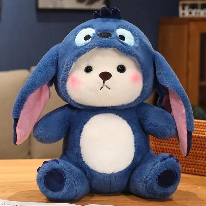 Lucu- 45 Cm Lucu Teddy Tales Bear Cosplay Manyo Boneka Teddy Bear Kupluk