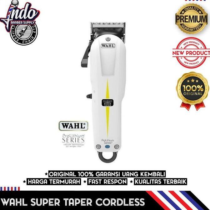Clipper WAHL Cordless Taper / Super Taper Cordless ORIGINAL Garansi