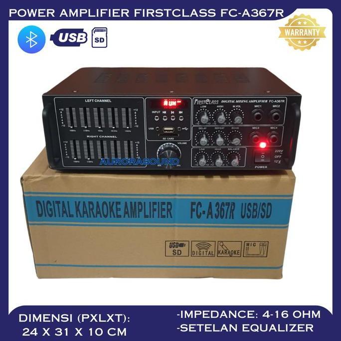 AMPLIFIER POWER FIRSTCLASS FC-A367R AMPLI MIXER FCA367R ORI FIRST CLASS GARANSI RESMI
