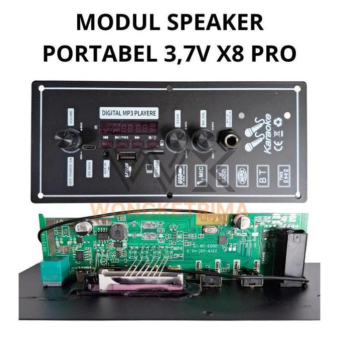 Modul Audio Amplifier 7.4V Bluetooth Untuk Speaker Portable