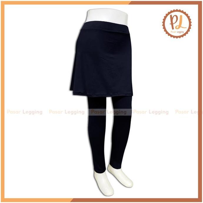 Pants- Legging Rok Spandek / Legging Rok / Legging Senam / Celana Legging Panjang Rok Bahan Spandek