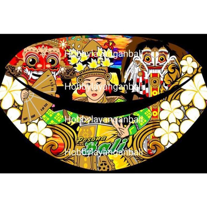 (Good) sampul kain layangan gapangan pegon ceper sawangan motif digital print 2