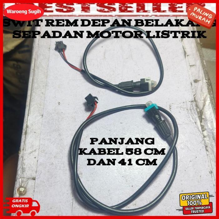 5Fasahanam - Switch Rem Depan Belakang Sepeda Motor Listrik Selis Uwinfly Exotic Goda Saige M80 Se