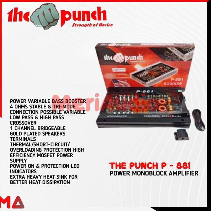 Promo MONOBLOK THE PUNCH P 881 Monoblock the punch p 881 Diskon