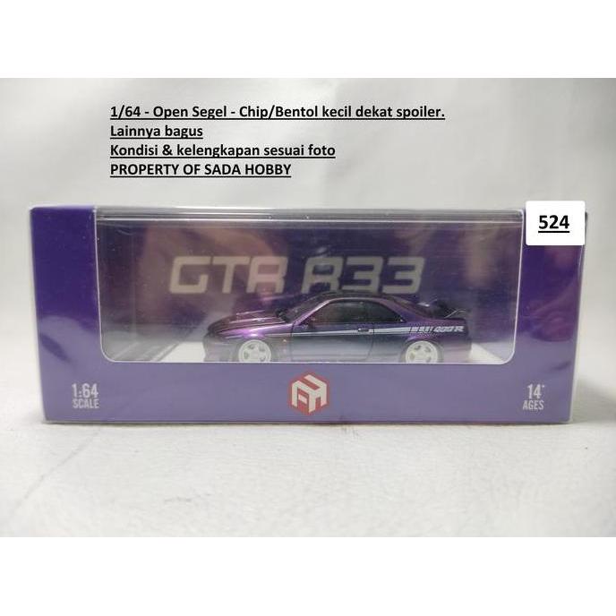 FOCAL HORIZON 1/64 NISSAN SKYLINE GT-R NISMO 400R IN MIDNIGHT PURPLE II UNSEALED SHOBBY