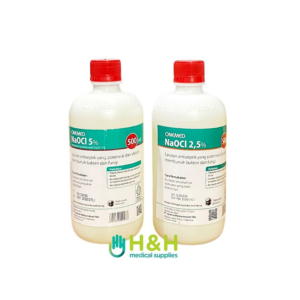 Naocl / Naocl 2,5% / Naocl 5% / Cairan Dental