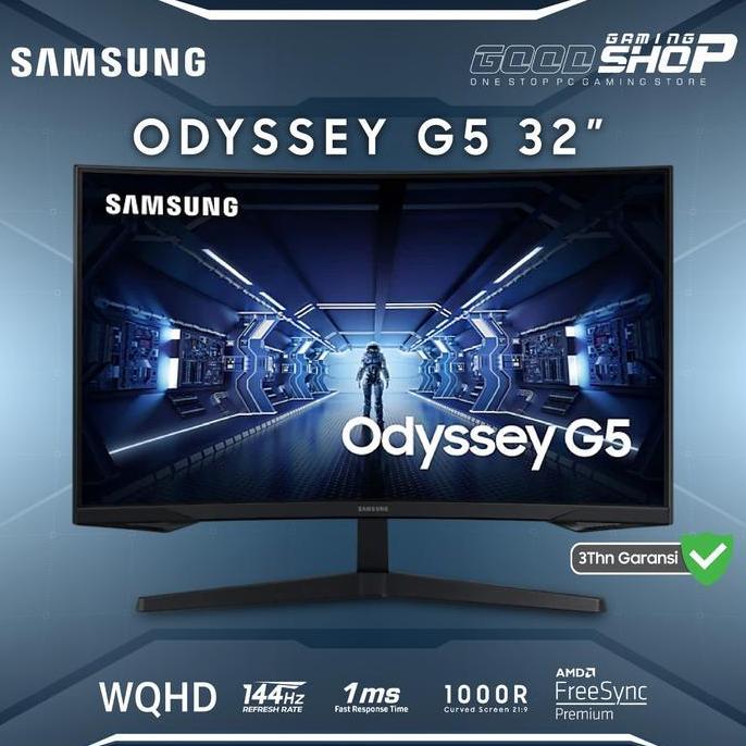 Allthebest- SAMSUNG ODYSSEY G5 / G-5 32'' WQHD Monitor - Gaming Monitor