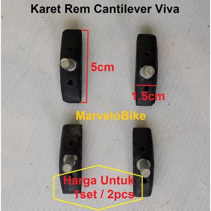 Karet Rem Cantilever Sepeda Mtb Federal Viva