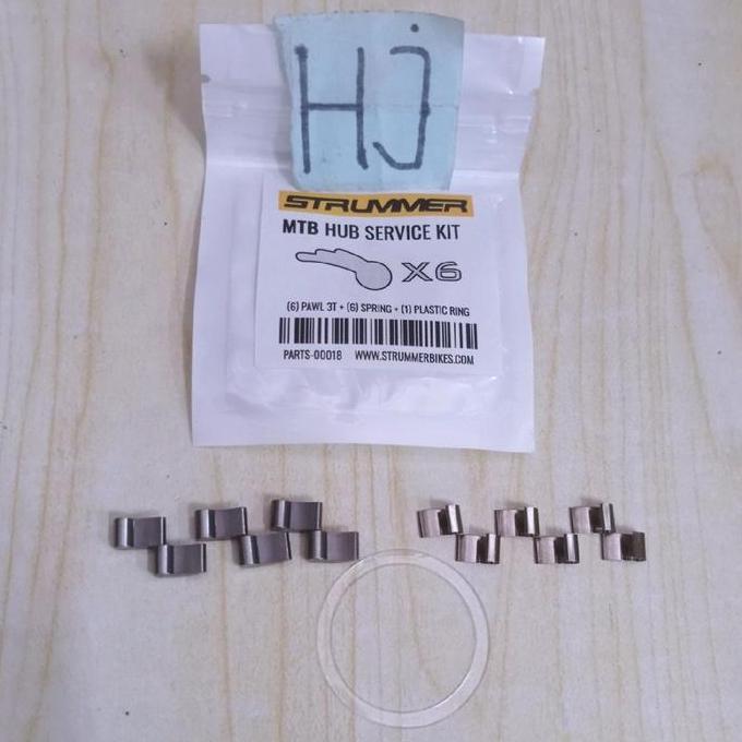 Hub Service Kit Strummer Mtb X6 6 Pawl Gen 1 Pelatuk Tawon Freehub Gerigi Mt380 Mt350 Mt650 Mt650 Bo