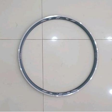 Rims Velg Rim 700C R30X 36H 29 Mm Cnc Hitam Silver