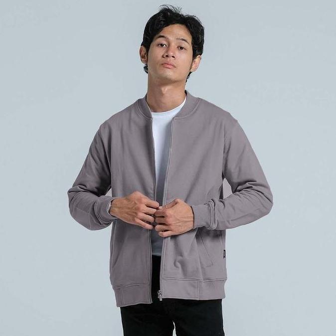 Jaket Zipper Fit Uni JB Jacket Bary Taupe