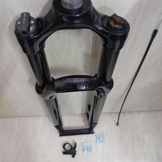Fork 27.5 Sakoni T120 Oversize Remote Lock Out Stanchion Black Discbrake