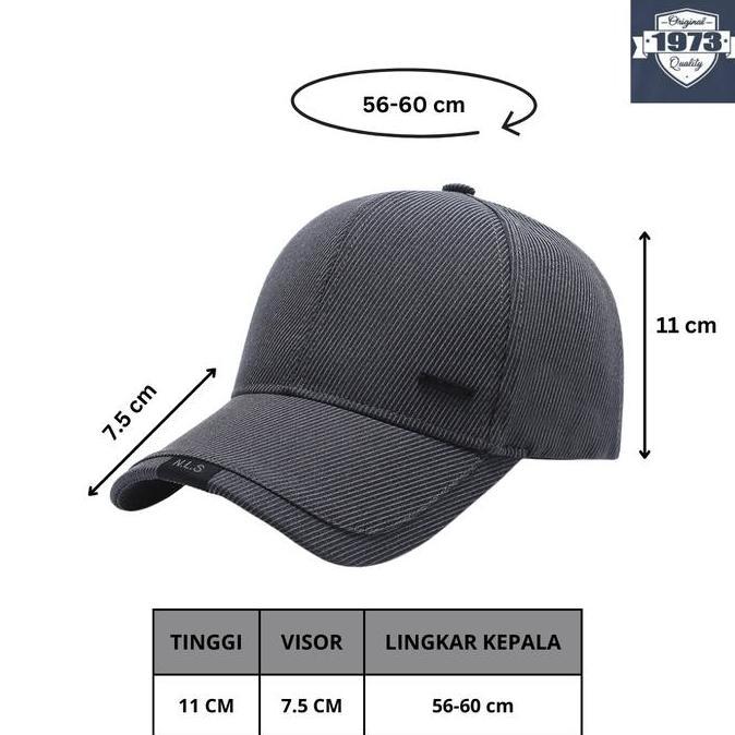 Baseball cap : ALE NLS - Topi baseball topi pria topi wanita