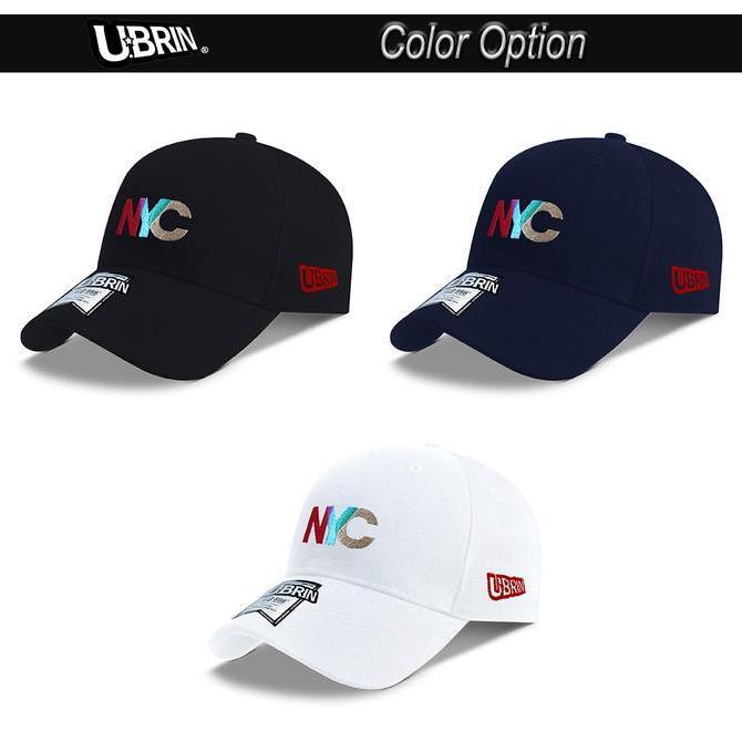 U.BRIN Topi Baseball UB8029 Original NYC Modern Style UBRIN Hat Cap Casual Distro Fashion Dewasa Pri
