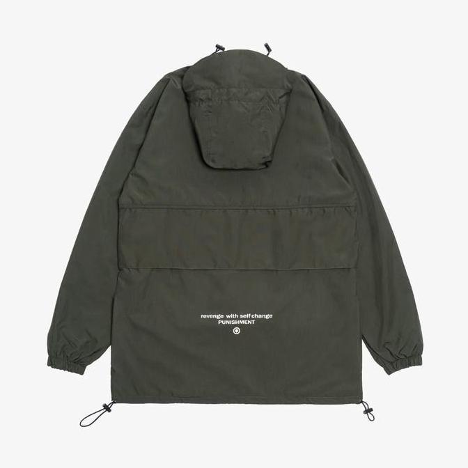Jaket Gorpcore Jacket Waterproof Pria Wanita Musim dingin Parasut Panjang Outdoor