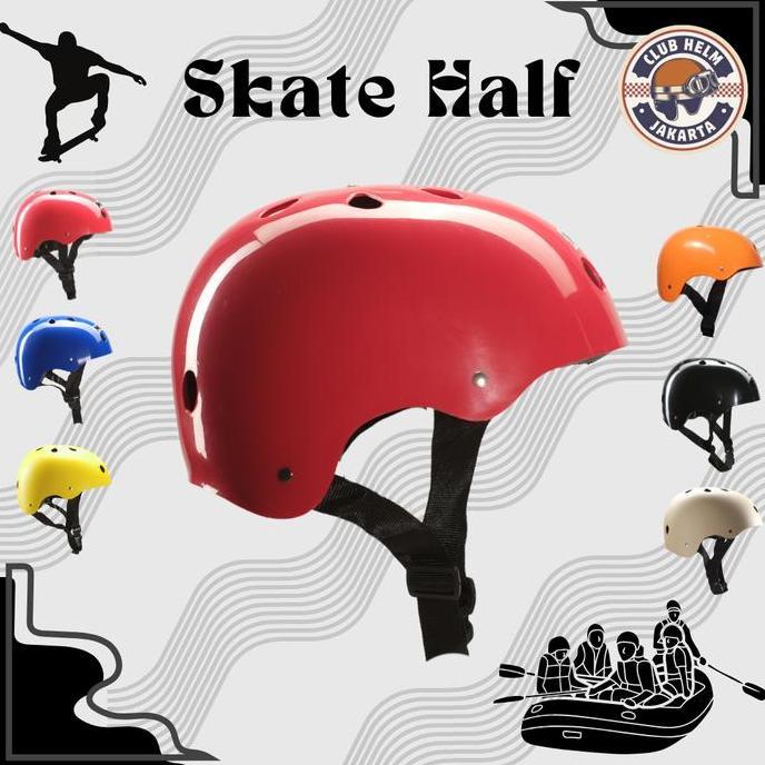 Patins - Helm Sepeda Arung Jeram Out Bound Atv Flying Fox Skate Board Anak