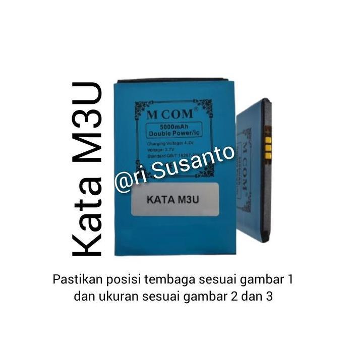 Baterai MCOM for Kata M3U Double Power 5000mAh