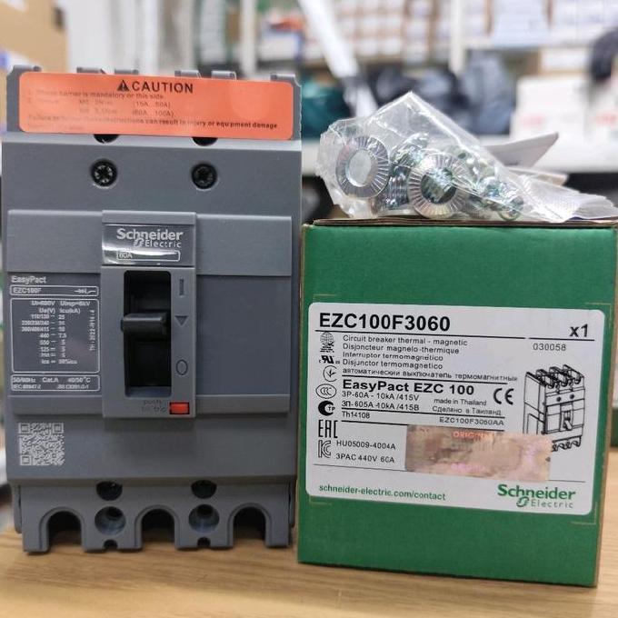 HARGA DISC - MCCB SCHNEIDER 60A EZC100F3060 ORIGINAL