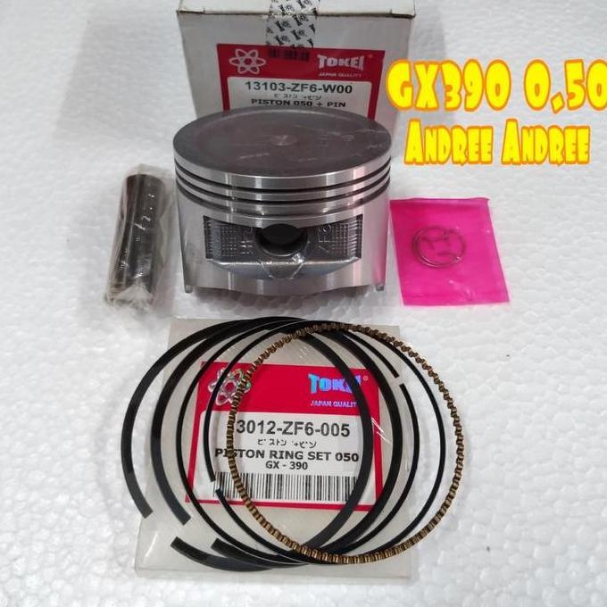 GX390 0.50 Piston Ring Pen Circlip Assy Honda GX-390 GX 390 050 Tokei