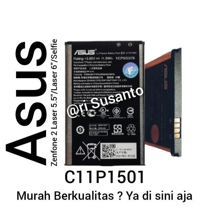 Baterai Asus Zenfone 2 Laser 5.5" Z00LD Z00WD Z00UD ZE550KL ZE550KG
