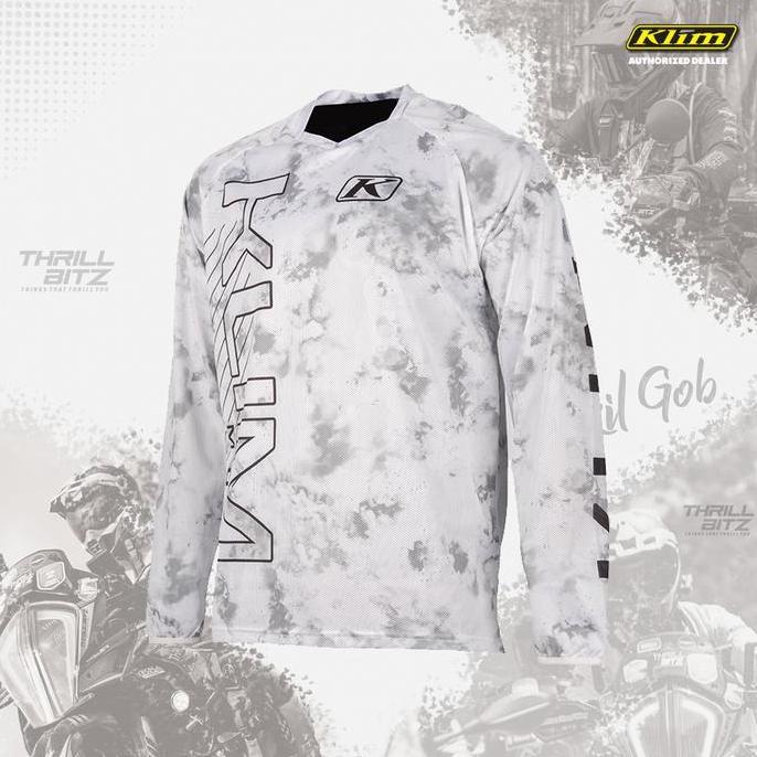 Klim Petrol Jersey Ignite White