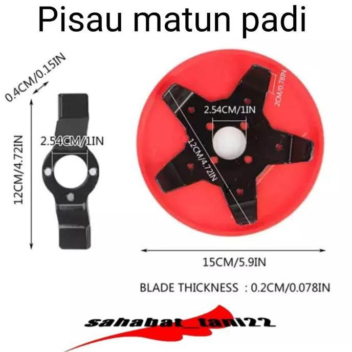 Parque - Alat Matun Padi Mesin Potong Rumput Tebeng Padi Alat Penyiang Gulma Padi