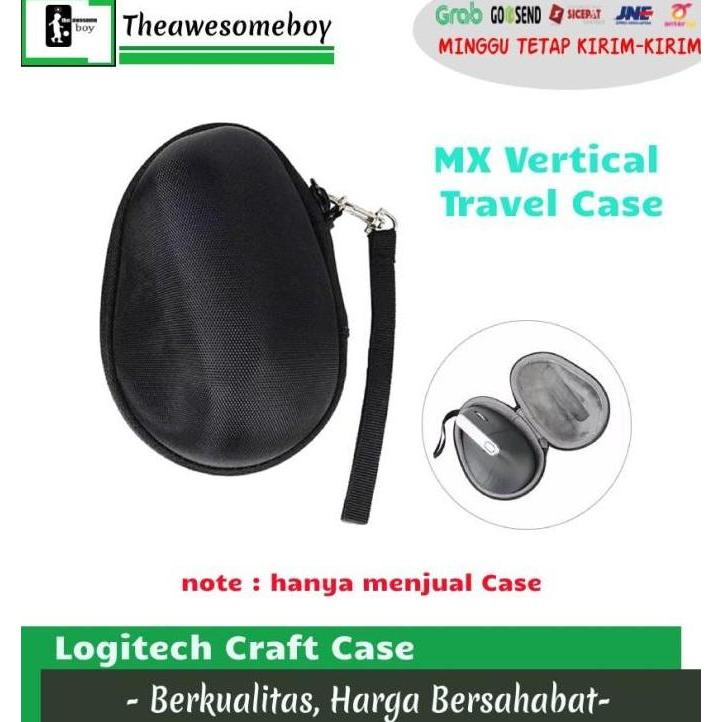 Bebasaja - Logitech Mx Vertical Mouse Hard Case Casing Eva Cover