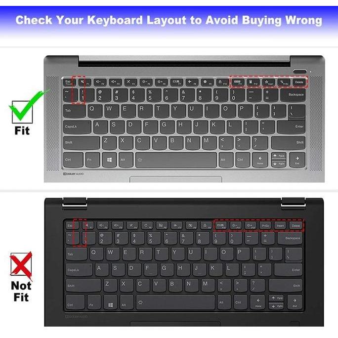 Bebasaja - Cover Keyboard Protector Lenovo Slim 5 Slim 7 Flex 5 Ideapad 5 Ideapad Slim 3 Ideapad Fle