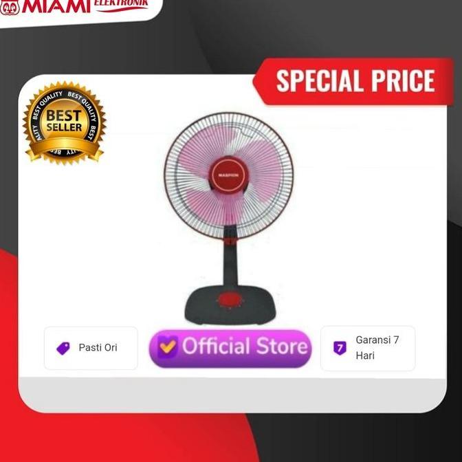 Allthebest- DESK FAN MASPION / KIPAS DUDUK MASPION EX308 / EX 308