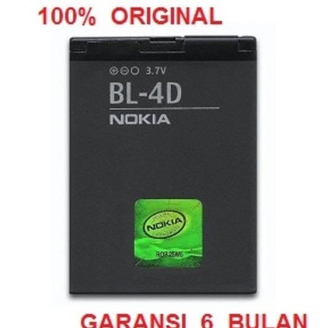 100% ORIGINAL NOKIA Battery baterai batere BL-4D N97 mini,N8,E7-00,E5
