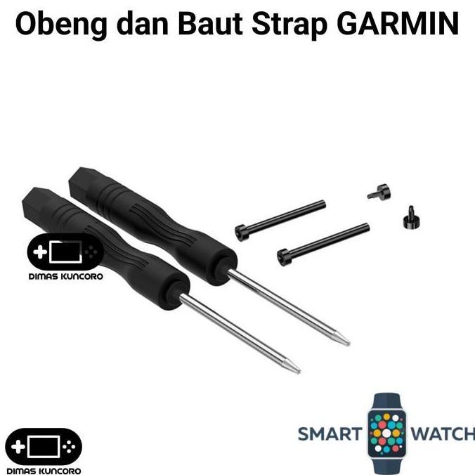 Obeng dan Baut Strap GARMIN quatix 3 6x solar enduro 1 2 3 foretrex 601 701 ballistic edition pin qu