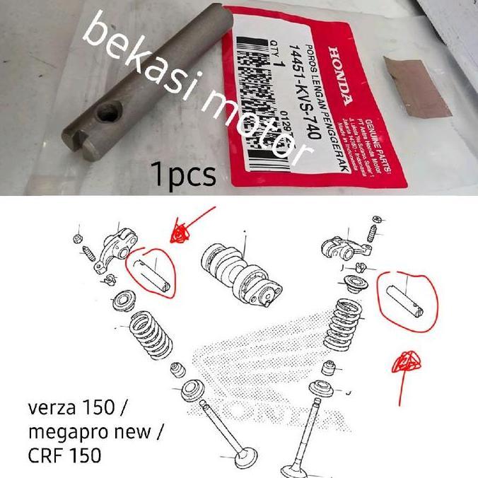 14451-KVS-740 1PCS AS PELATUK HONDA CRF 150 / VERZA / NEW MEGAPRO MONOSHOCK ORIGINAL RESTOCK