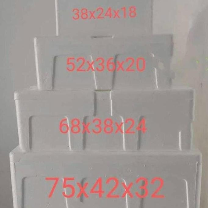 Styrofoam Sterofoam box kotak ikan tempat penyimpanan es GG Jumbo TK