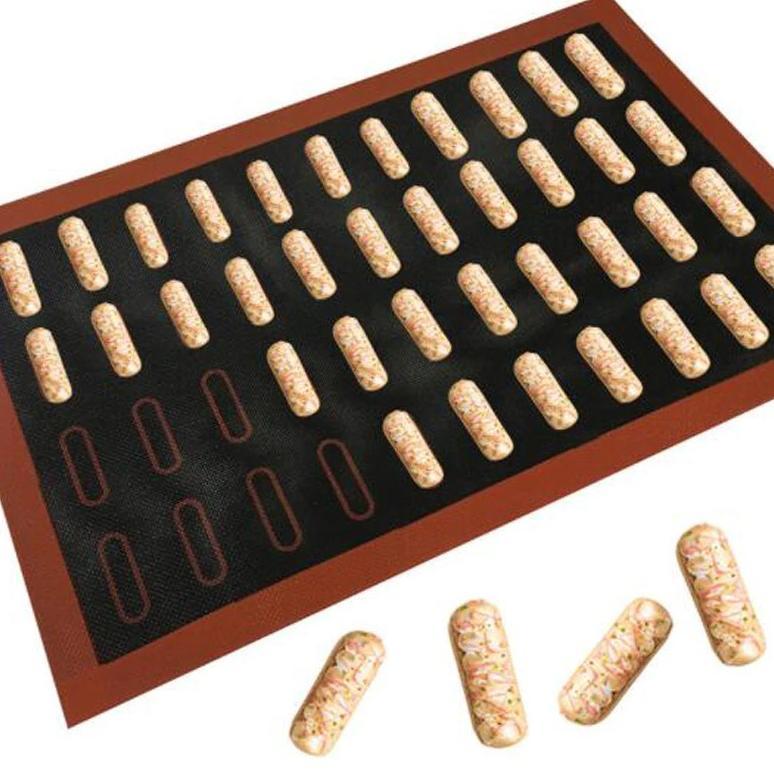 [KITCHU] Perforated Eclair Silicone Baking Sheet Baking Mat / Silpad
