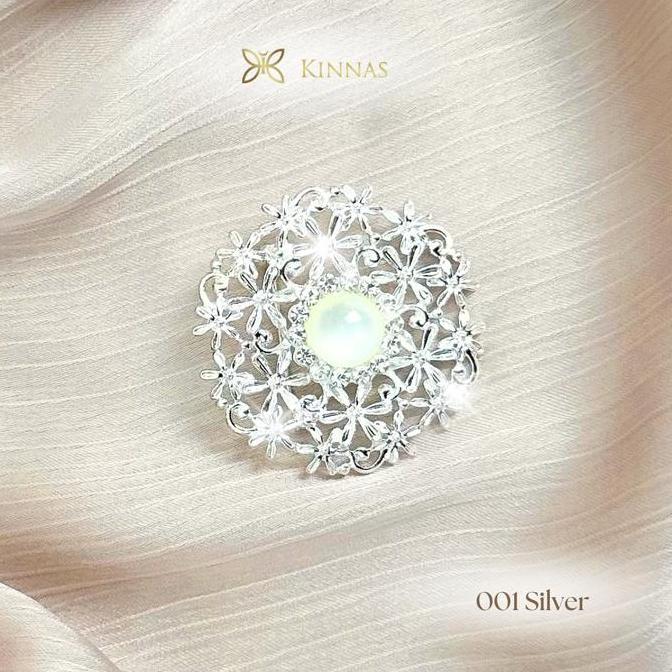 KINNAS - Bross Kebaya Premium - Bross Jilbab Mewah dan Elegan