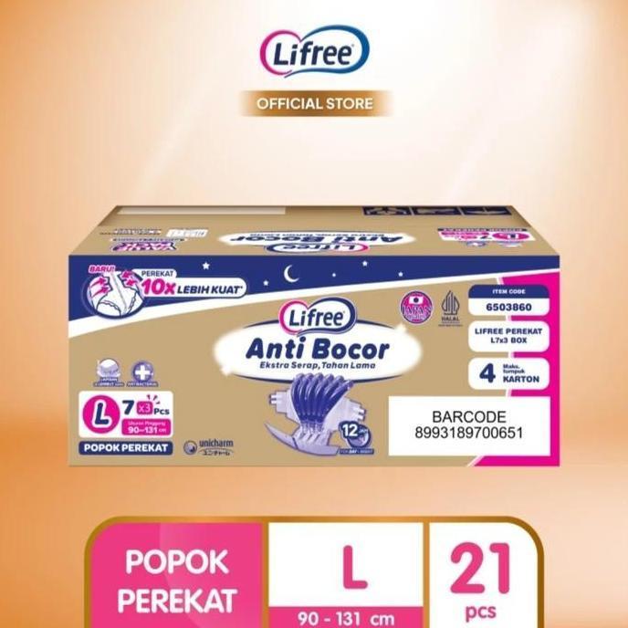 Medikit- Lifree Perekat L8/ Lifree Popok Perekat L 8 L8/ Lifree Perekat L8 L 8