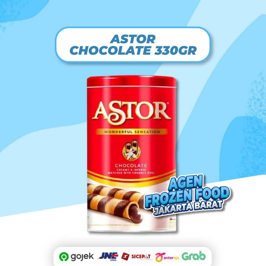 Astor chocolate merah 330gr - kue lebaran - kue kaleng
