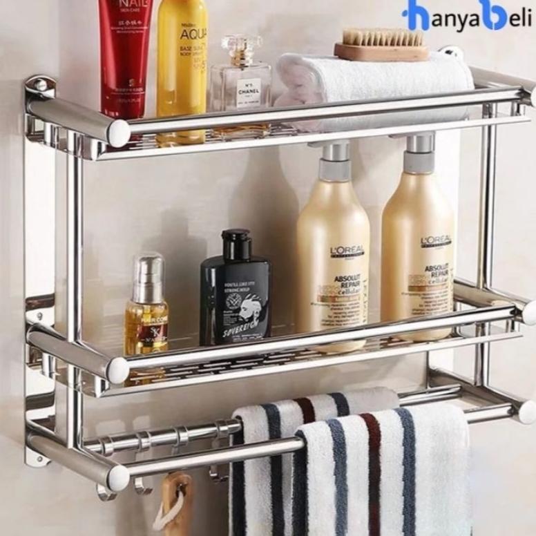 INSTANT  DENPASAR Rak kamar mandi stainless kuat