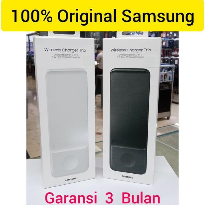 SAMSUNG Wireless Charger Trio Fast Charger + Charger 25W Original 100%