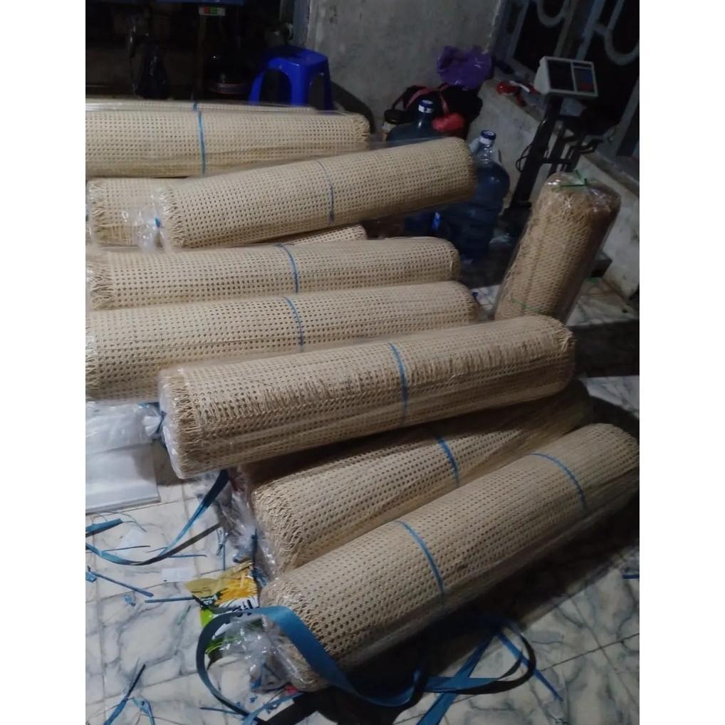 Terbaru Rotan - Lembaran Anyaman Rotan Alami / Webbing Rotan