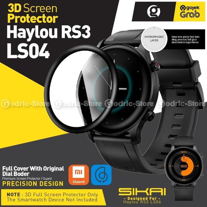 Curved Anti Gores 3D Full Cover for Haylou RS3 LS04 Screen Protector