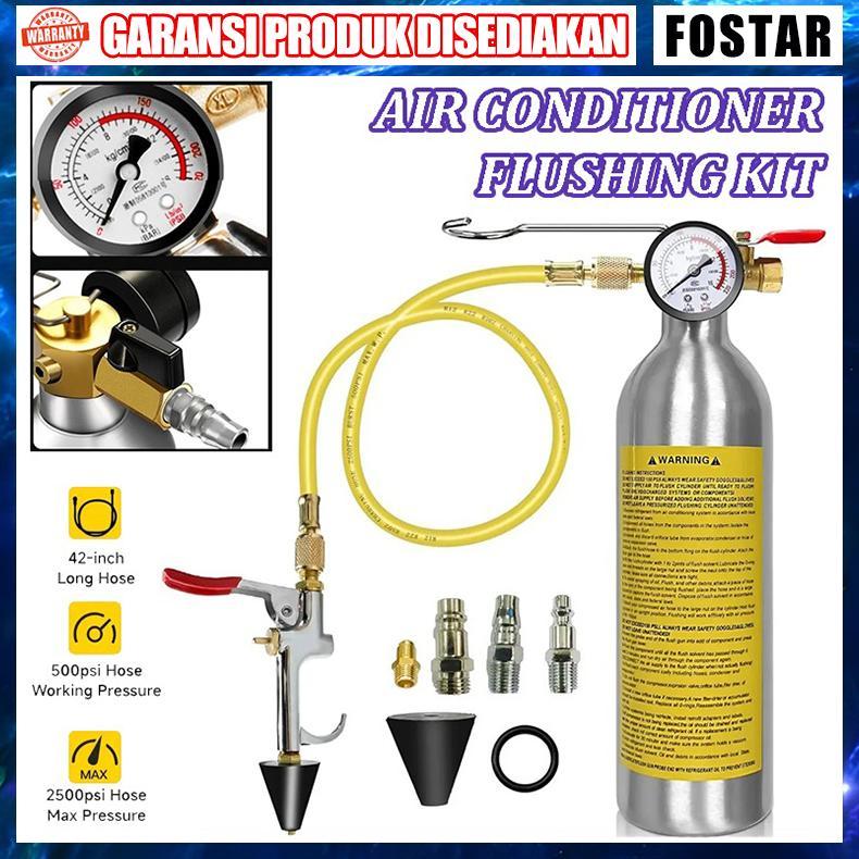 Alat Flushing Tool Kit Ac Mobil Dengan Manometer Ac Flushing Kit Alat Flushing Ac Lengkap