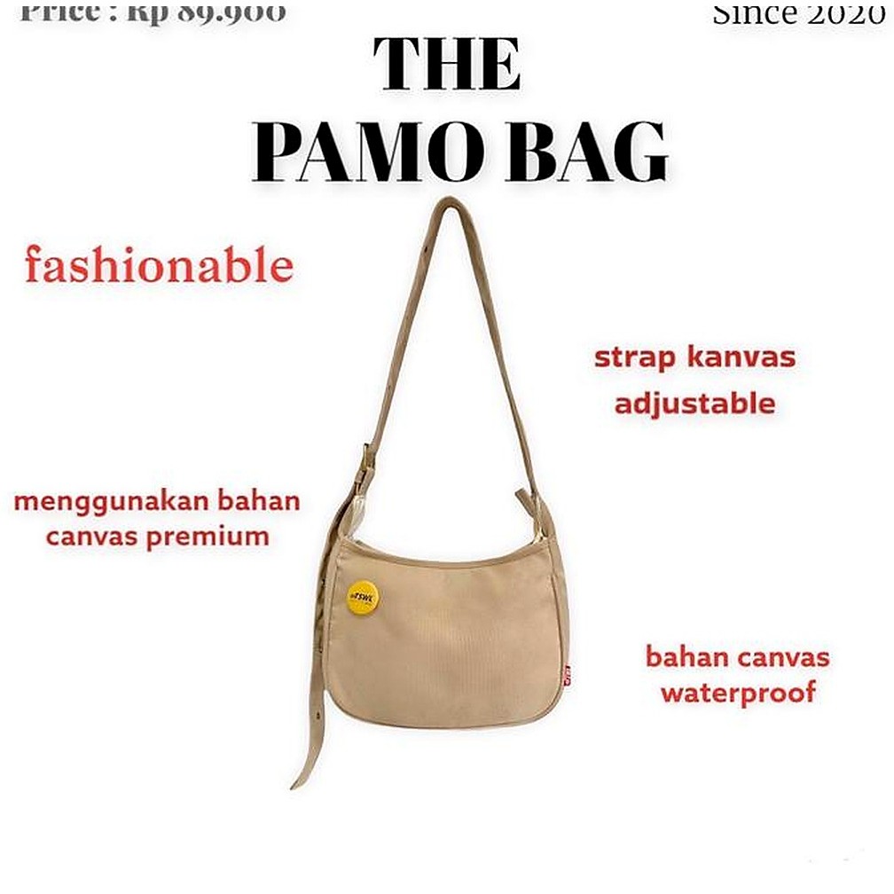 MATES STORE || tas selempang cowok cewek skena sling bag shoulder soulder sholder shoulderbag canvas
