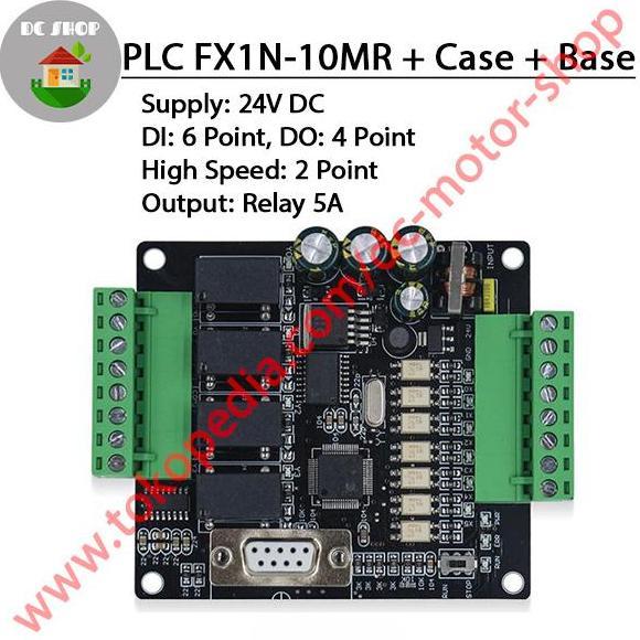 PLC Mitsubishi FX1N 10MR 6DI 4DO Communication RS232 24VDC FX1n-10MR