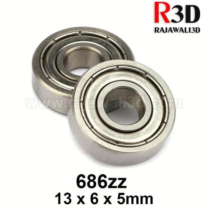 Ball Bearing 686Zz 686 Zz Miniature 6X13X5Mm