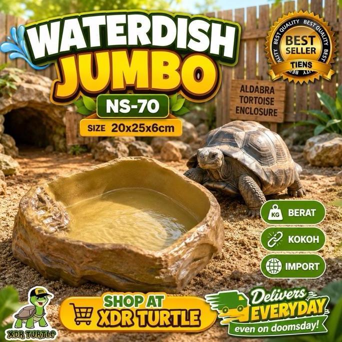 READYY WATER DISH JUMBO NS-70 TMP MINUM TORTO REPTIL SULCATA ALDABRA ISTAR