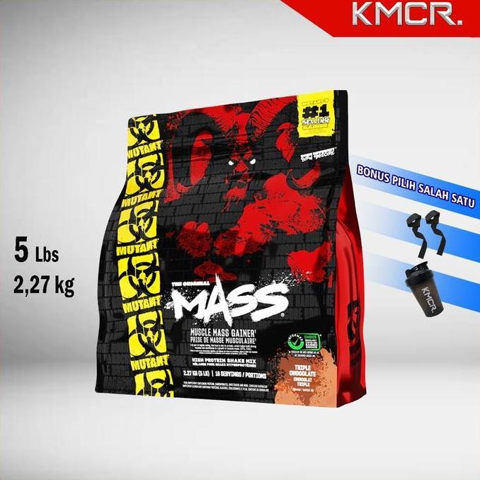 Mutant Mass 5 Lbs 2.2 kg Weight Gainer MutantMass Mass Gainer - KMCR