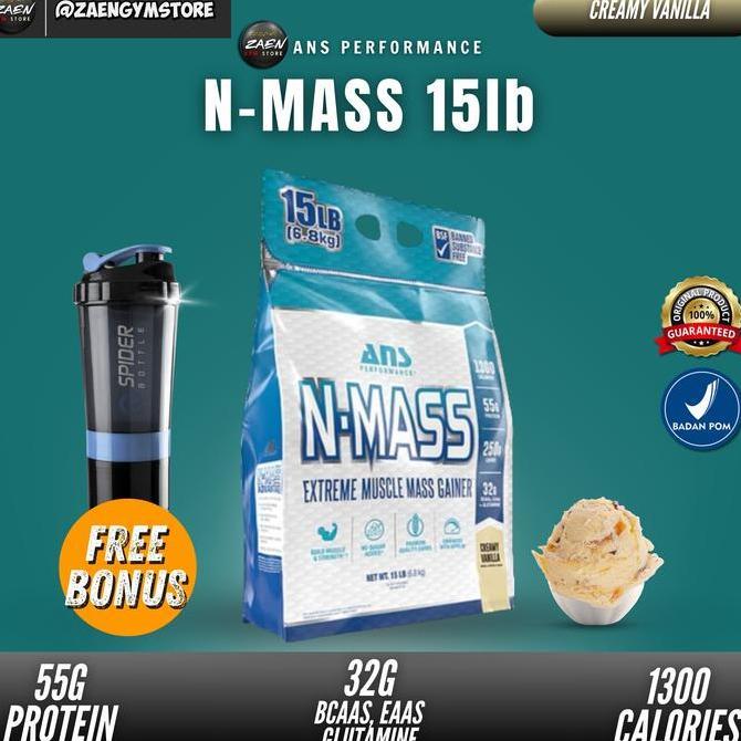 ANS N MASS 15 LBS EXTREME MUSCLE MASS GAINER